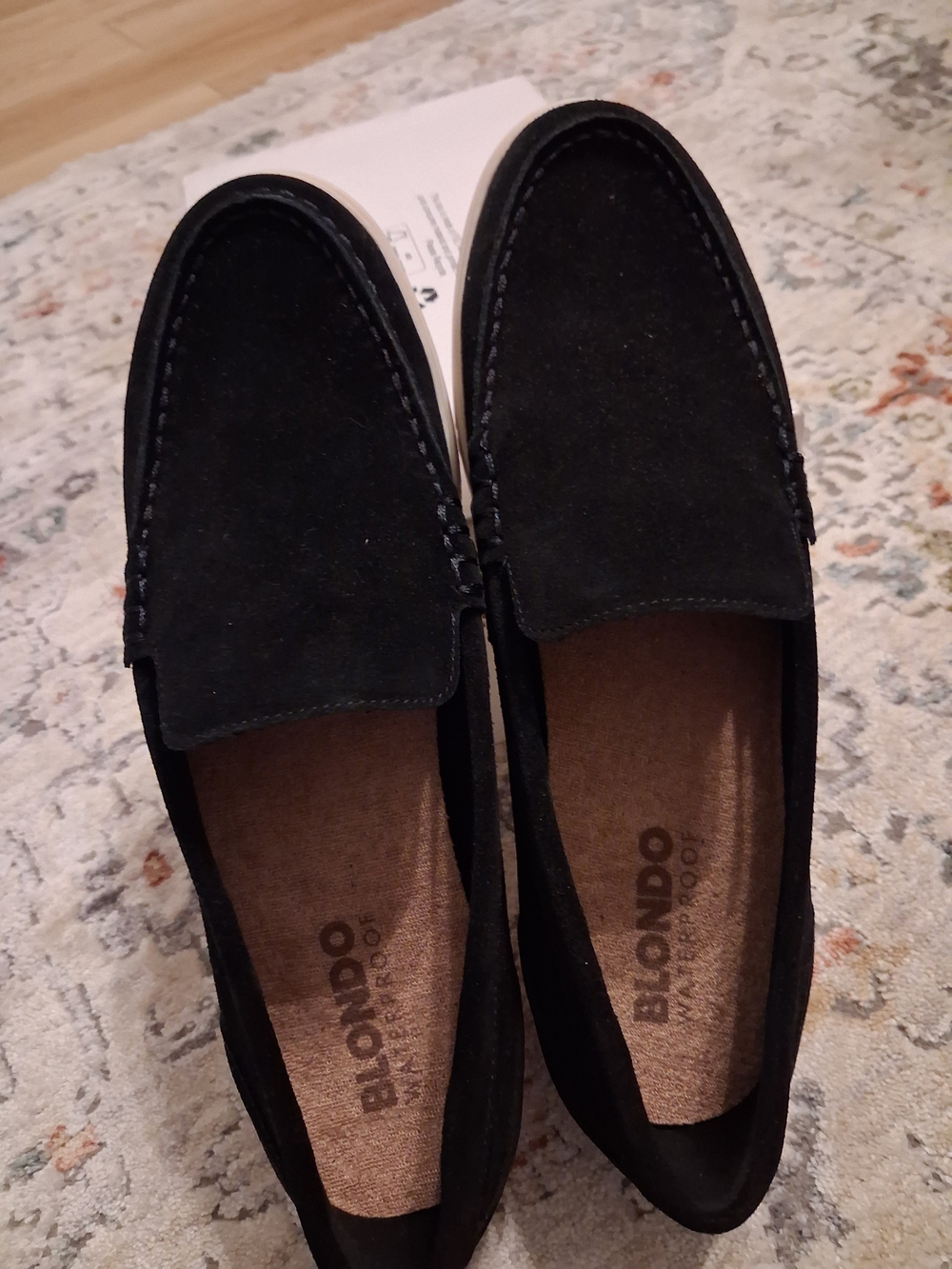 Blondo Black Suede Slip-On Loafers